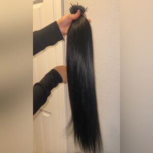 100%natural hair extensions